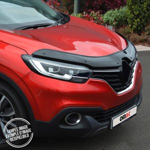 Jeep Cherokee Hood Deflector - Omac - Acrylic - Black - '02-'07